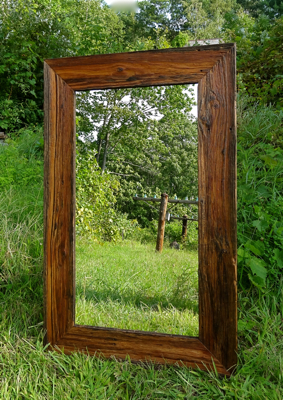 Barn Wood Mirror Custom Rustic Furniture By Don Mcaulay